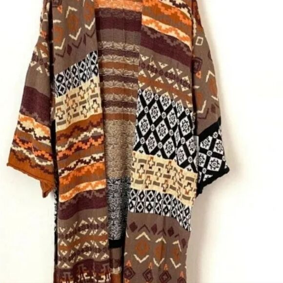 Free People Landmarks Aztec Cardigan - Picture 3 of 4